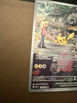 Pokemon 151 Pikachu 173/165 Illustration Rare IR - NM - Image 4