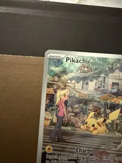 Pokemon 151 Pikachu 173/165 Illustration Rare IR - NM - Image 5