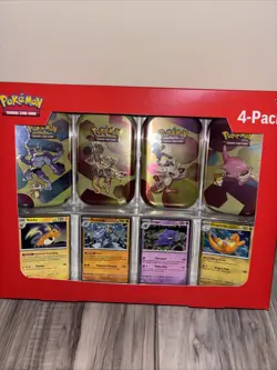 Pokemon TCG: Scarlet & Violet 151 Mini Tins 4 Pack Sams Club Exclusive Sealed - Image 1