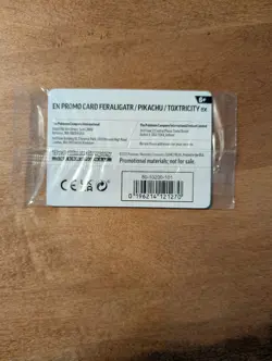 Sealed Pokemon TCG Feraligatr and Pikachu Illustration Contest 2024 Promo Card - Image 2