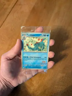 Sealed Pokemon TCG Feraligatr and Pikachu Illustration Contest 2024 Promo Card - Image 5