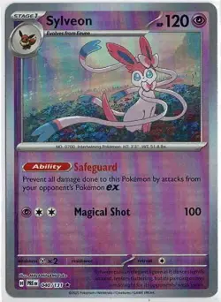 Pokemon TCG: Sylveon Poke Ball Holo Prismatic Evolutions 040/131 - Image 1