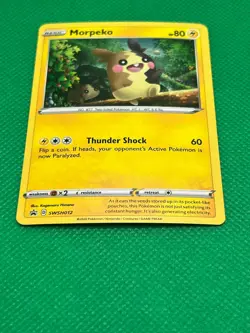 Pokemon Tcg Morpeko SWSH012 Cosmos Black Star Promo Holo - Image 2