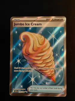 Pokemon Chaos Rising Jumbo Ice Cream 109/086 Ultra Rare Trainer - Image 1