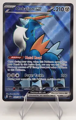 Cobalion ex #103/086 Ultra Rare Holo - Pokemon TCG: ME04: Chaos Rising -----NM - Image 1