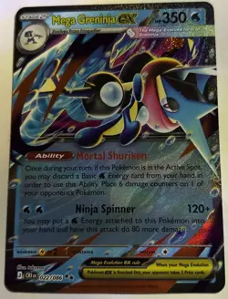 Mega Greninja Ex 022/086 Chaos Rising Pokemon TCG - Image 1