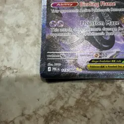 Mega Chandelure EX 115/084 Phantom Black Holo 350 HP English Rare - Image 3
