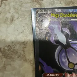 Mega Chandelure EX 115/084 Phantom Black Holo 350 HP English Rare - Image 4