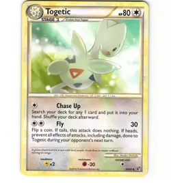 Pokemon Togetic 39/90 Undaunted HGSS LP Card - Image 1