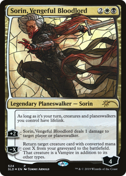 Sorin, Vengeful Bloodlord (Stained Glass) FOIL Promo PLD Rare CARD ABUGames - Image 1