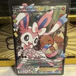 The Pokemon Company Sylveon EX Full Art Holo Ultra Rare RC32/RC32 170 HP - Image 1