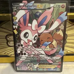 The Pokemon Company Sylveon EX Full Art Holo Ultra Rare RC32/RC32 170 HP - Image 2