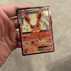 2016 POKEMON XY GENERATIONS RADIANT COLLECTION #RC6 FLAREON EX - Image 1