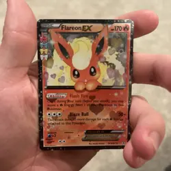 2016 POKEMON XY GENERATIONS RADIANT COLLECTION #RC6 FLAREON EX - Image 3