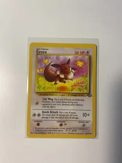 Pokemon TCG Eevee Jungle 51/64 non holo card WOTC - Image 1
