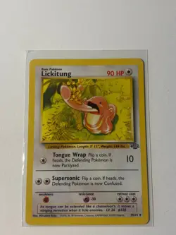 Pokemon TCG Lickitung Jungle 38/64 card non holo WOTC - Image 1