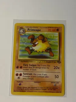 POKEMON Card TCG JUNGLE non holo PRIMEAPE 43/64 - Image 1