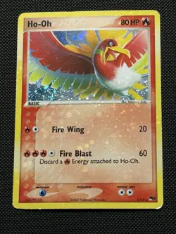 Ho-Oh 2007 1/17 POP Series 5 Holo Rare Pokemon Card HEAVY HOLO BLEED 🔥🚨 - Image 1