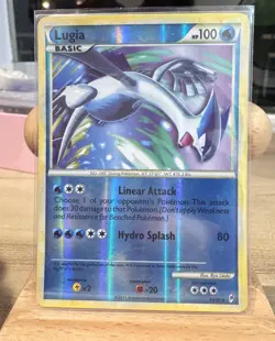 Pokemon TCG Lugia 15/95 Reverse Holo Rare 2011 Call of Legends NM Condition - Image 1