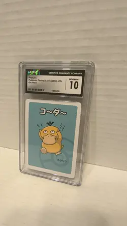 ✨ ✨ CGC 10 Psyduck Pokemon Playing Card 2019 Japanese Old Maid - Image 5