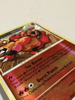 2010 Pokemon HeartGold & SoulSilver Triumphant Magmortar Reverse Holo #27/102 - Image 3