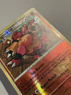 2010 Pokemon HeartGold & SoulSilver Triumphant Magmortar Reverse Holo #27/102 - Image 5