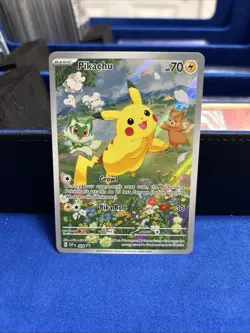 Pokemon Pikachu 088 Scarlet & Violet Promo Full Art Holo Card English - Image 1