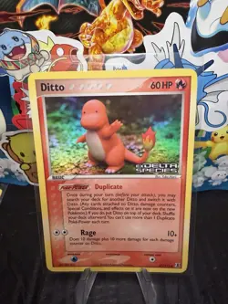 Ditto (Charmander) 37/113 - Holo STAMPED - Delta Species - Pokemon TCG - VLP/NM - Image 1