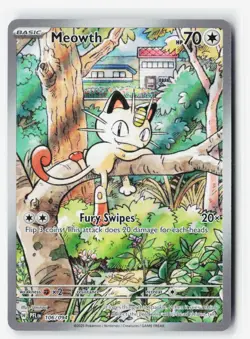 Meowth Illustration Rare - PFL 106/094 EN NM Holofoil - Image 1