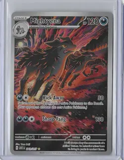 LOT OF 2 Mightyena 243/217 Illustration Rare Full Art Holo HP 120 (EN) - Image 1