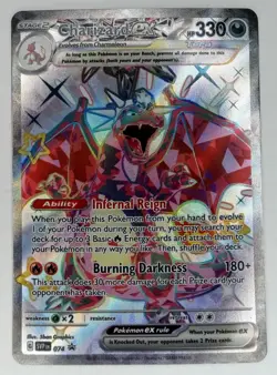 Pokemon TCG Charizard EX Scarlet & Violet Black Star Promo Card 074 NM Condition - Image 1