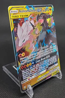Reshiram & Zekrom GX 157/236 Sm-Cosmic Eclipse Pokemon Holo - Image 3