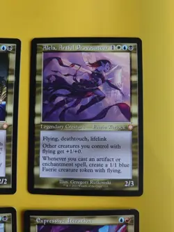 Silas Renn,Seeker Adept,Alela, Artful Provocateur,Sharuum the hegemon,MTG Card. - Image 3