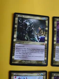 Silas Renn,Seeker Adept,Alela, Artful Provocateur,Sharuum the hegemon,MTG Card. - Image 4