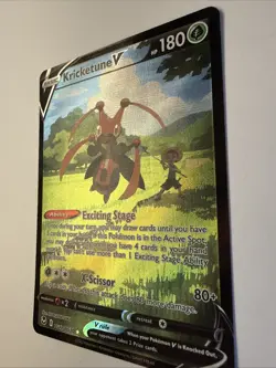 Kricketune V TG12/TG30 Full Art 2022 Pokemon Silver Tempest Trainer Gallery Card - Image 3