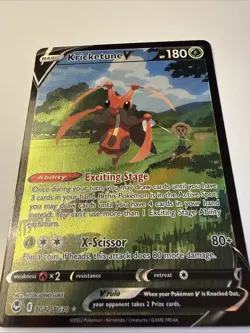 Kricketune V TG12/TG30 Full Art 2022 Pokemon Silver Tempest Trainer Gallery Card - Image 4