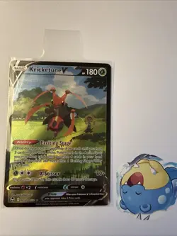 Kricketune V TG12/TG30 Full Art 2022 Pokemon Silver Tempest Trainer Gallery Card - Image 5