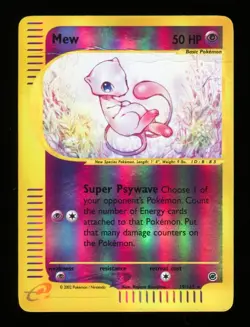 Mew - 19/165 - Expedition Base Set - Reverse Holo Rare - Pokemon Card - Image 4