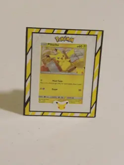 20x McDonald’s Pokemon 25th Anniversary Pikachu Cardboard Card Frame Toy 4 - Image 4
