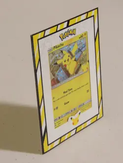20x McDonald’s Pokemon 25th Anniversary Pikachu Cardboard Card Frame Toy 4 - Image 5