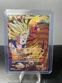 Dragon Ball Super CCG Cell, Explosive Terror BT26-111 SPR Foil Bandai Card - Image 3