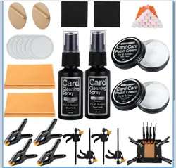 Trade Card Flattening Kit Sports Card Repair Care Cleaning Tools Included - Image 1