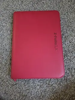 Card Binder Zipper Z-Folio LX 360 Card Holder Used Great Condition - Image 1