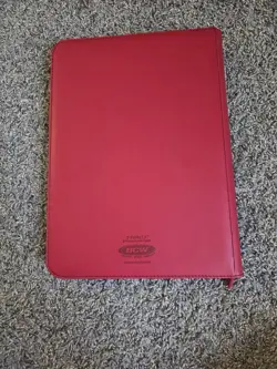 Card Binder Zipper Z-Folio LX 360 Card Holder Used Great Condition - Image 2