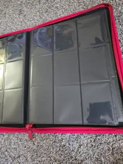 Card Binder Zipper Z-Folio LX 360 Card Holder Used Great Condition - Image 4