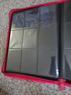Card Binder Zipper Z-Folio LX 360 Card Holder Used Great Condition - Image 5