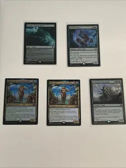 MTG: EOE, DFT, TDM Set Of 4 Mythic Cards & 1 Rare Card - Image 1