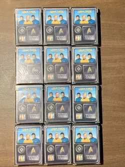 (12) Star Trek The Card Game Starter Deck Fleer SkyBox 1996 opened - Image 1