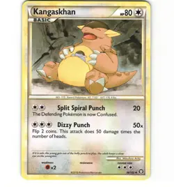 Pokemon Kangaskhan 36/102 Triumphant HGSS Non-Holo MP Card - Image 1