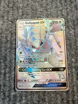 Golisopod GX SV48/SV94 Hidden Fates Holo Full Art Pokemon Card - Image 1